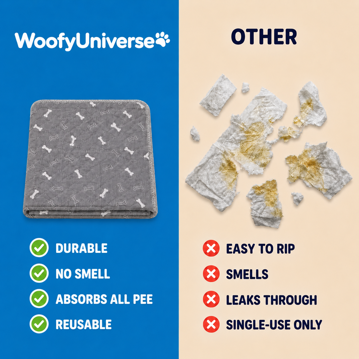 WoofyUniverse Pup Pad